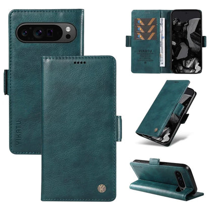 YIKATU YK-007 For Google Pixel 9 Pro Case Litchi Texture PU Leather Wallet Phone Cover