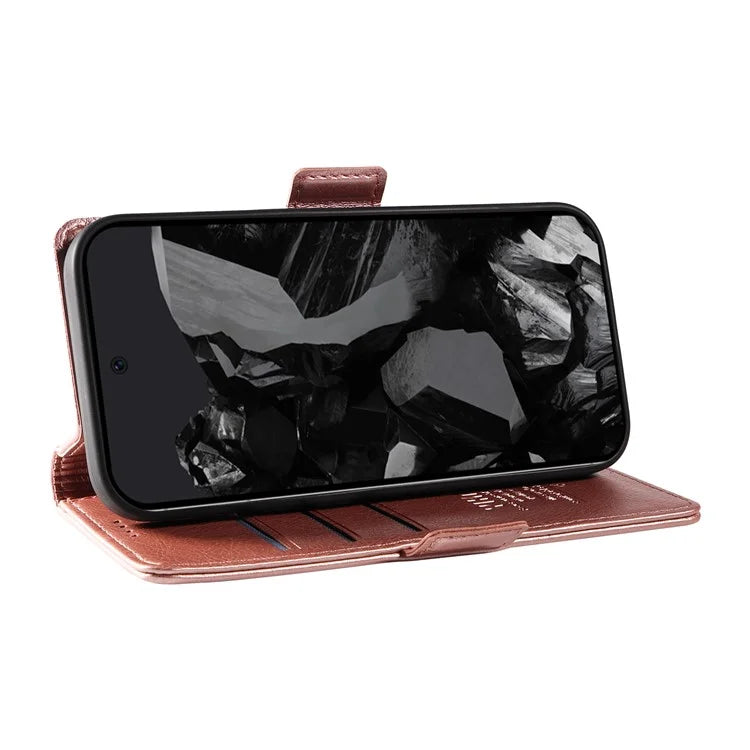 YIKATU YK-007 For Google Pixel 9 Pro Case Litchi Texture PU Leather Wallet Phone Cover