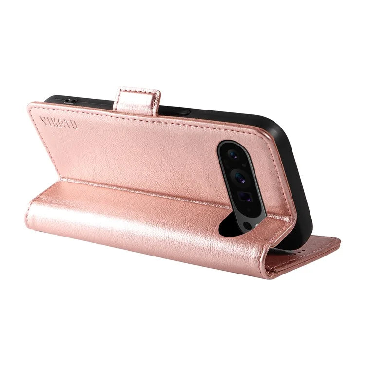YIKATU YK-007 For Google Pixel 9 Pro Case Litchi Texture PU Leather Wallet Phone Cover