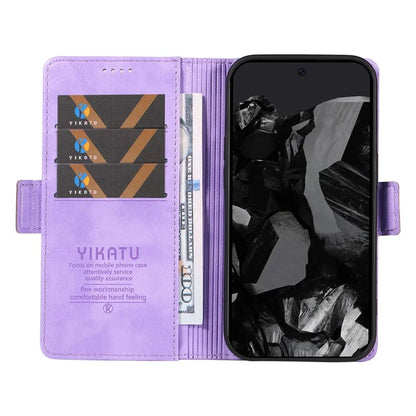 YIKATU YK-007 For Google Pixel 9 Pro Case Litchi Texture PU Leather Wallet Phone Cover