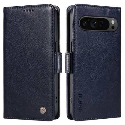 YIKATU YK-007 For Google Pixel 9 Pro Case Litchi Texture PU Leather Wallet Phone Cover