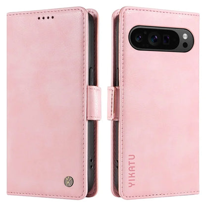 YIKATU YK-007 For Google Pixel 9 Pro Case Litchi Texture PU Leather Wallet Phone Cover
