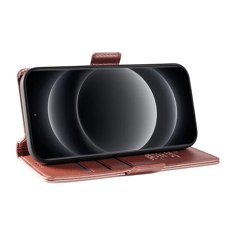 YIKATU YK-007 For Xiaomi 14 Ultra Case PU Leather Stand Folio Card Holder Phone Cover