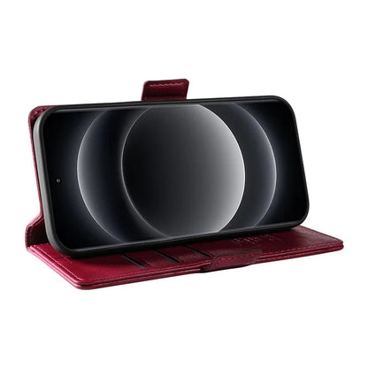 YIKATU YK-007 For Xiaomi 14 Ultra Case PU Leather Stand Folio Card Holder Phone Cover