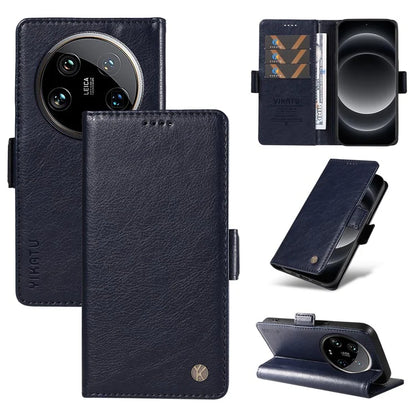 YIKATU YK-007 For Xiaomi 14 Ultra Case PU Leather Stand Folio Card Holder Phone Cover