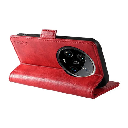 YIKATU YK-007 For Xiaomi 14 Ultra Case PU Leather Stand Folio Card Holder Phone Cover