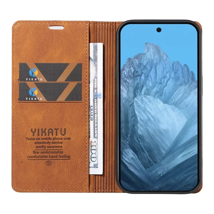 YIKATU YK-005 For Google Pixel 9 Case Leather Skin Touch Feeling Phone Cover