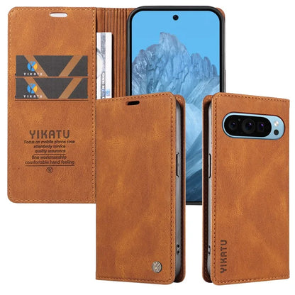 YIKATU YK-005 For Google Pixel 9 Case Leather Skin Touch Feeling Phone Cover