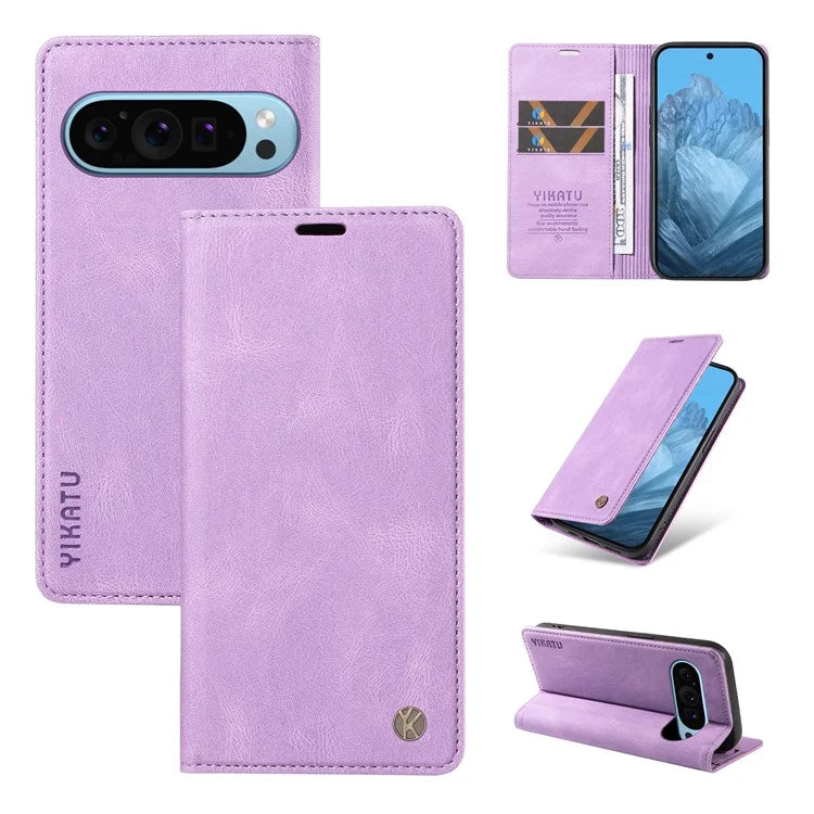 YIKATU YK-005 For Google Pixel 9 Case Leather Skin Touch Feeling Phone Cover