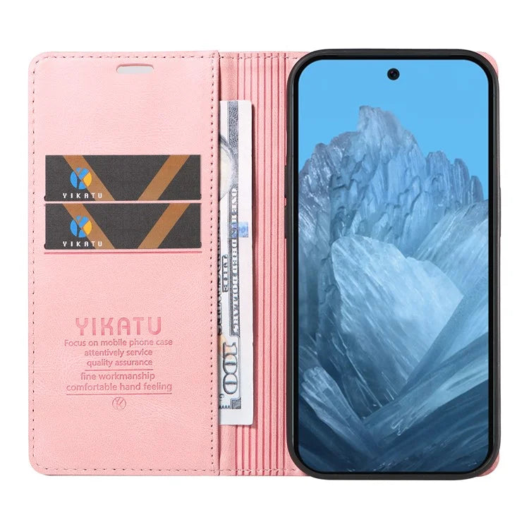 YIKATU YK-005 For Google Pixel 9 Case Leather Skin Touch Feeling Phone Cover