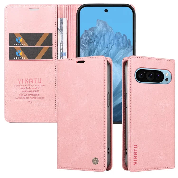 YIKATU YK-005 For Google Pixel 9 Case Leather Skin Touch Feeling Phone Cover