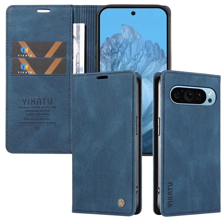 YIKATU YK-005 For Google Pixel 9 Case Leather Skin Touch Feeling Phone Cover