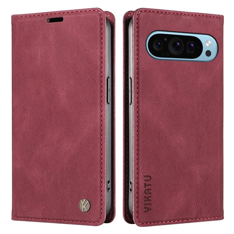 YIKATU YK-005 For Google Pixel 9 Case Leather Skin Touch Feeling Phone Cover