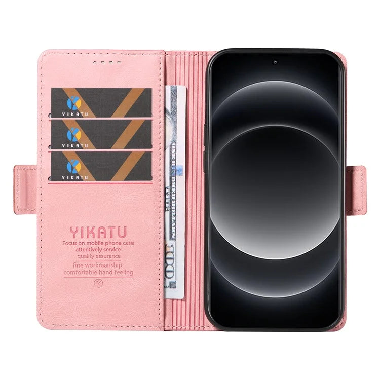 YIKATU YK-005 For Xiaomi 14 Ultra Case Wallet Leather Shockproof Phone Cover