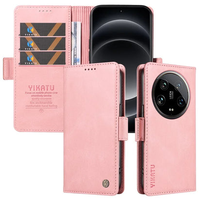 YIKATU YK-005 For Xiaomi 14 Ultra Case Wallet Leather Shockproof Phone Cover