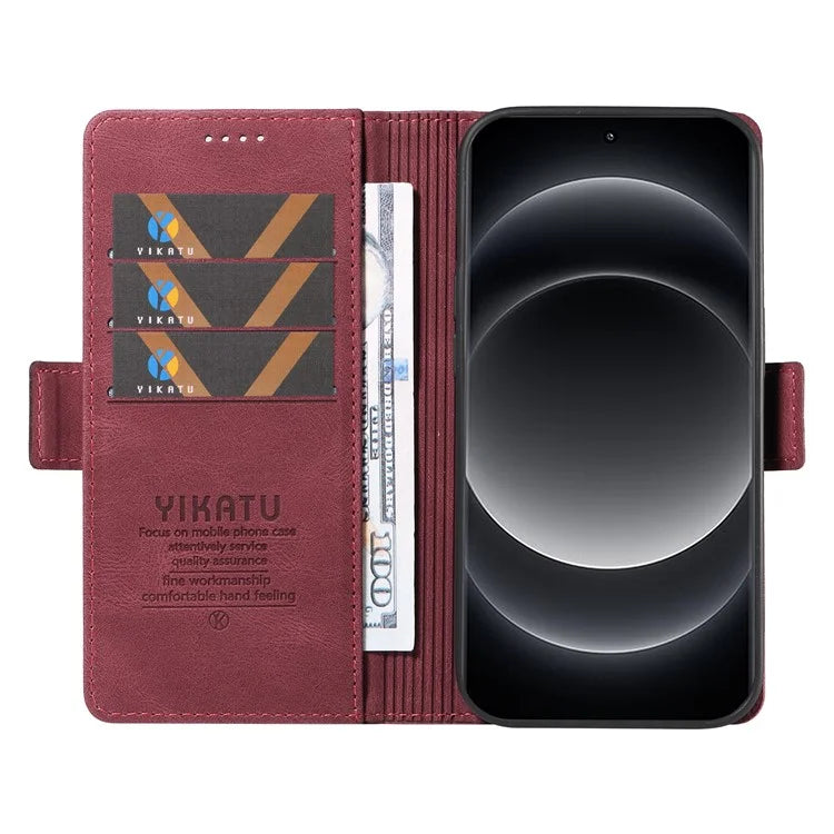 YIKATU YK-005 For Xiaomi 14 Ultra Case Wallet Leather Shockproof Phone Cover
