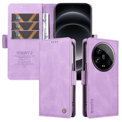 YIKATU YK-005 For Xiaomi 14 Ultra Case Wallet Leather Shockproof Phone Cover