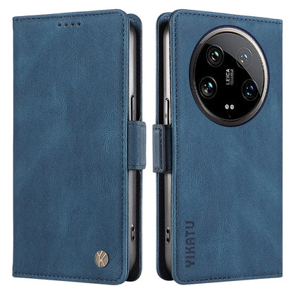 YIKATU YK-005 For Xiaomi 14 Ultra Case Wallet Leather Shockproof Phone Cover