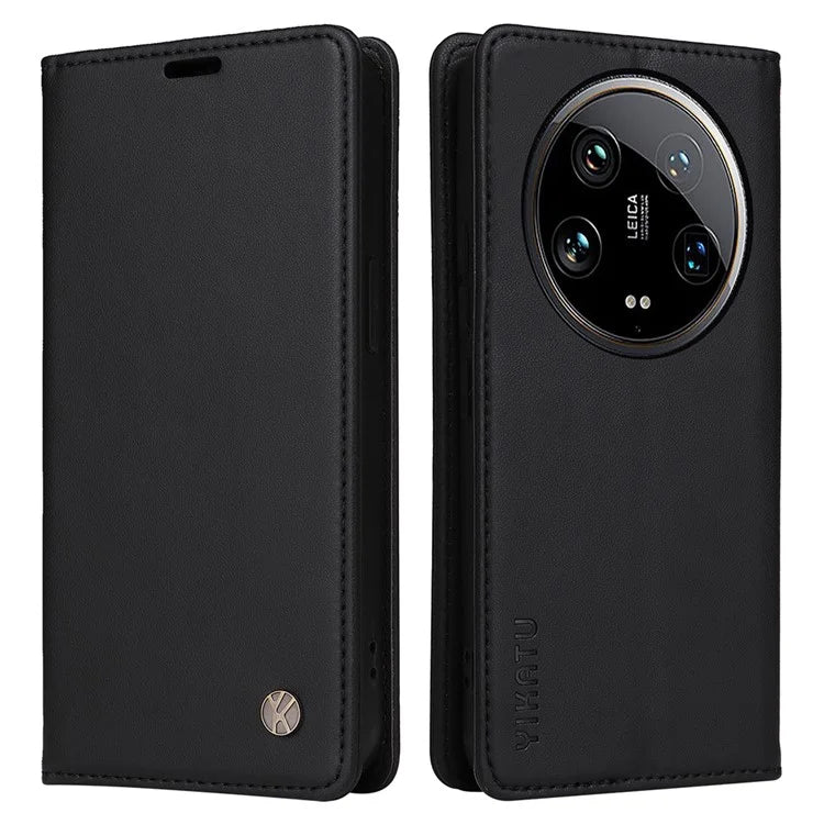 YIKATU YK-001 For Xiaomi 14 Ultra Case Magnetic Closure PU Leather Cover