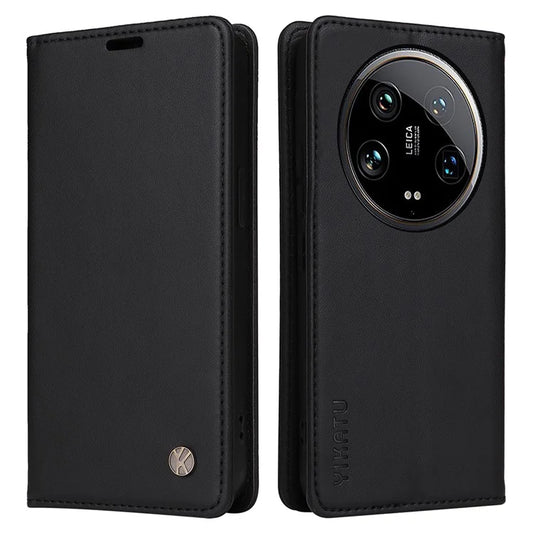 YIKATU YK-001 For Xiaomi 14 Ultra Case Magnetic Closure PU Leather Cover