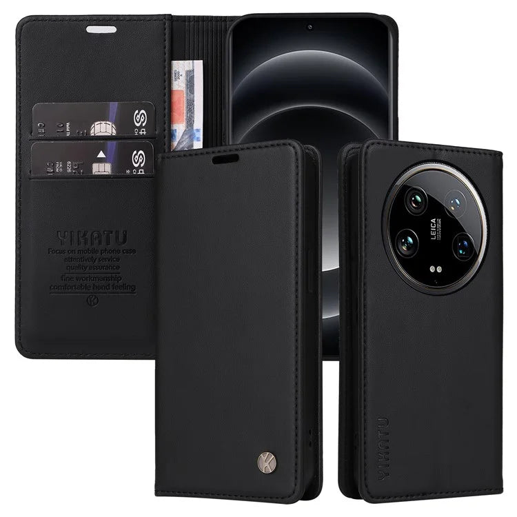YIKATU YK-001 For Xiaomi 14 Ultra Case Magnetic Closure PU Leather Cover