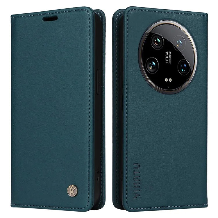 YIKATU YK-001 For Xiaomi 14 Ultra Case Magnetic Closure PU Leather Cover