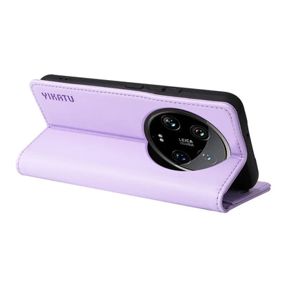 YIKATU YK-001 For Xiaomi 14 Ultra Case Magnetic Closure PU Leather Cover