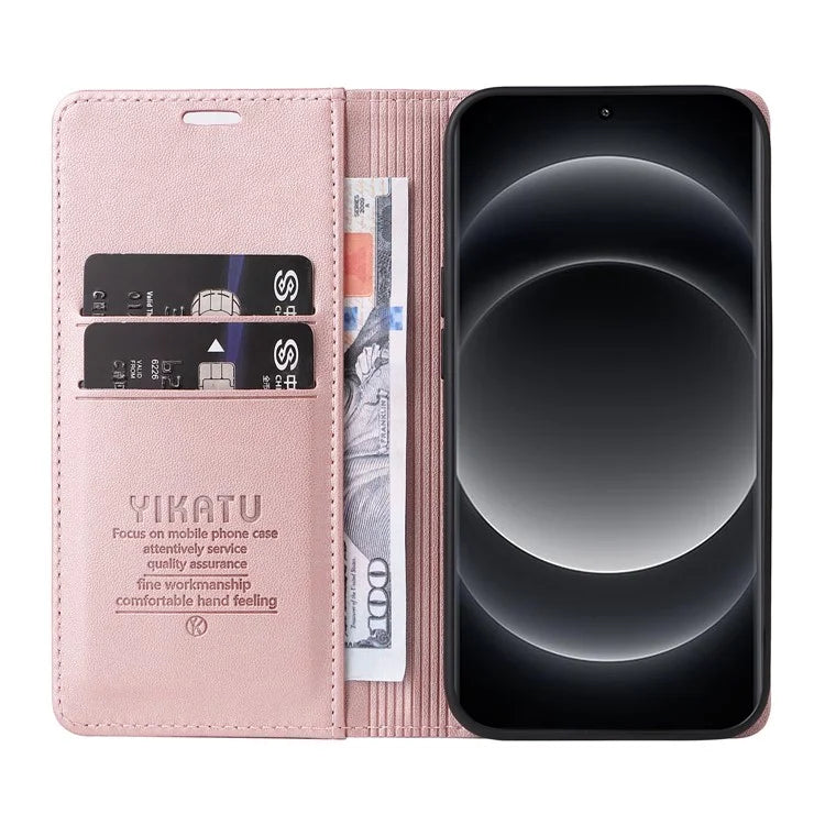 YIKATU YK-001 For Xiaomi 14 Ultra Case Magnetic Closure PU Leather Cover