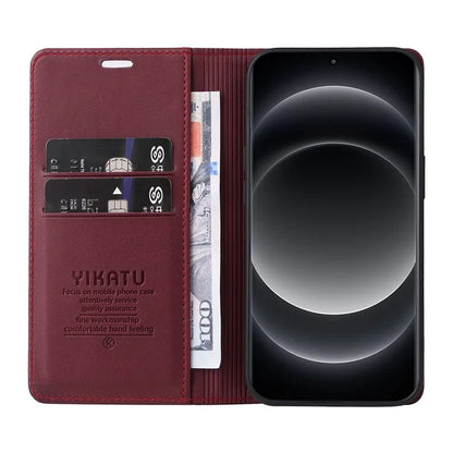 YIKATU YK-001 For Xiaomi 14 Ultra Case Magnetic Closure PU Leather Cover