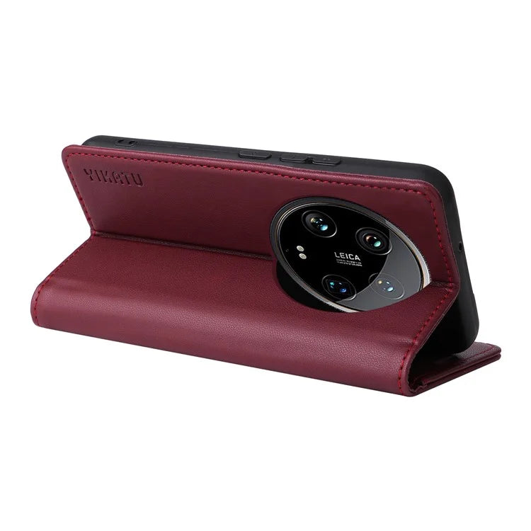 YIKATU YK-001 For Xiaomi 14 Ultra Case Magnetic Closure PU Leather Cover