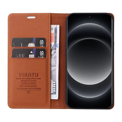 YIKATU YK-001 For Xiaomi 14 Ultra Case Magnetic Closure PU Leather Cover