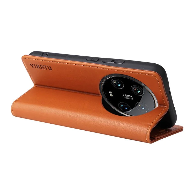 YIKATU YK-001 For Xiaomi 14 Ultra Case Magnetic Closure PU Leather Cover