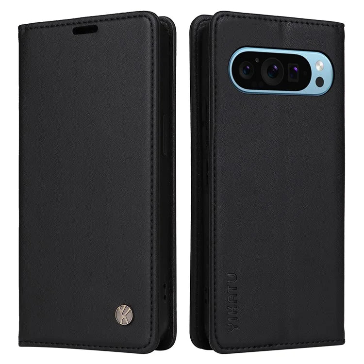 YIKATU YK-001 For Google Pixel 9 Case Magnetic Closure PU Leather Phone Cover