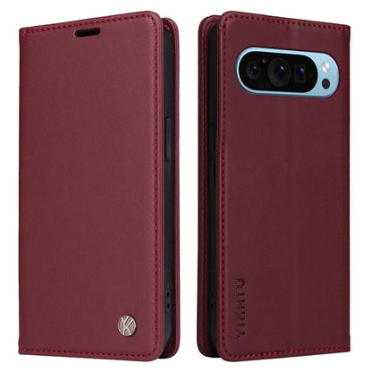 YIKATU YK-001 For Google Pixel 9 Case Magnetic Closure PU Leather Phone Cover