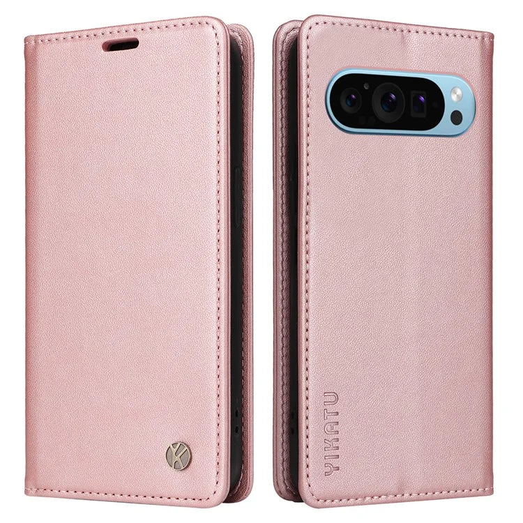 YIKATU YK-001 For Google Pixel 9 Case Magnetic Closure PU Leather Phone Cover