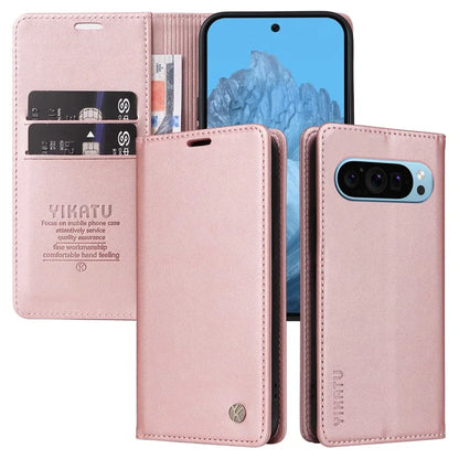 YIKATU YK-001 For Google Pixel 9 Case Magnetic Closure PU Leather Phone Cover