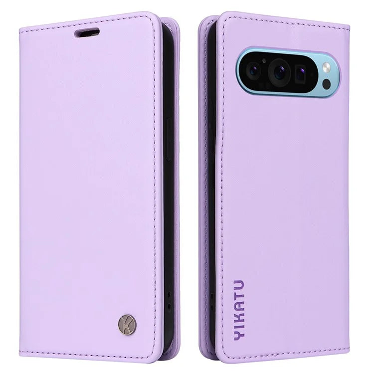 YIKATU YK-001 For Google Pixel 9 Case Magnetic Closure PU Leather Phone Cover