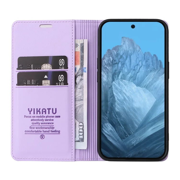YIKATU YK-001 For Google Pixel 9 Case Magnetic Closure PU Leather Phone Cover