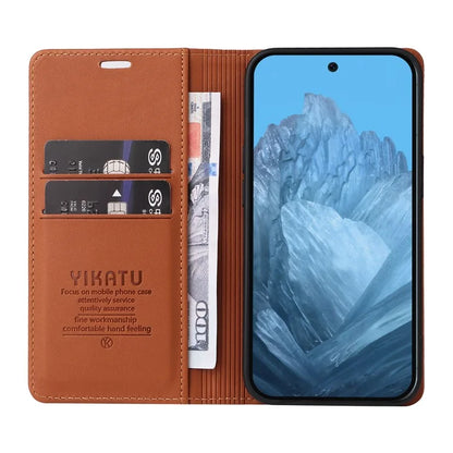 YIKATU YK-001 For Google Pixel 9 Case Magnetic Closure PU Leather Phone Cover