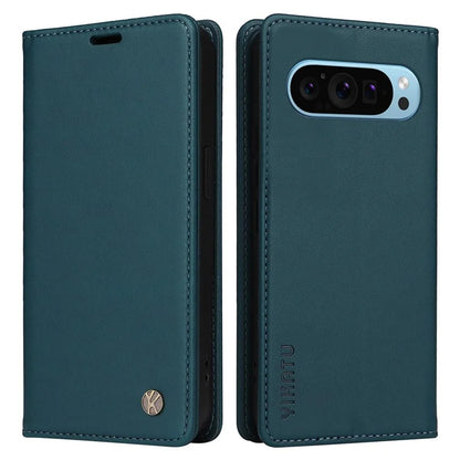 YIKATU YK-001 For Google Pixel 9 Case Magnetic Closure PU Leather Phone Cover