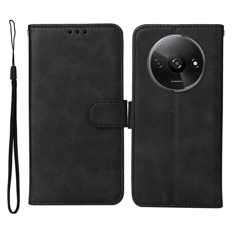 For Xiaomi Redmi A3 Case Magnetic Clasp Leather Flip Wallet Phone Cover