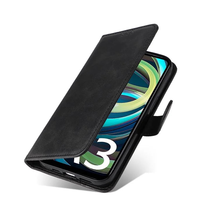 For Xiaomi Redmi A3 Case Magnetic Clasp Leather Flip Wallet Phone Cover