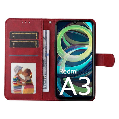 For Xiaomi Redmi A3 Case Magnetic Clasp Leather Flip Wallet Phone Cover