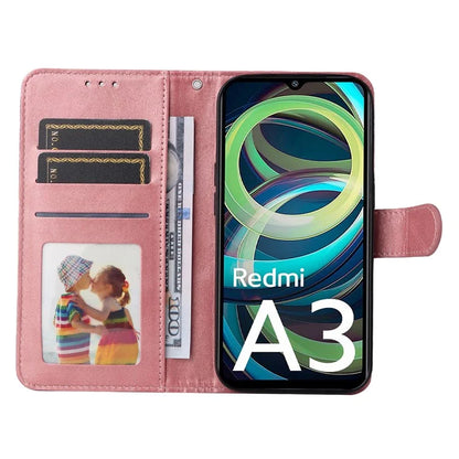 For Xiaomi Redmi A3 Case Magnetic Clasp Leather Flip Wallet Phone Cover