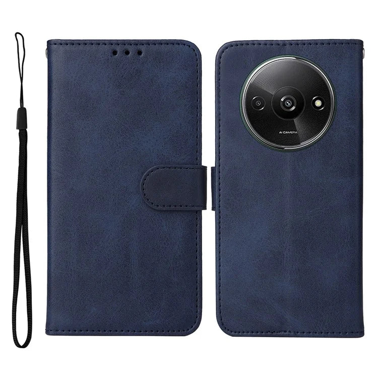 For Xiaomi Redmi A3 Case Magnetic Clasp Leather Flip Wallet Phone Cover