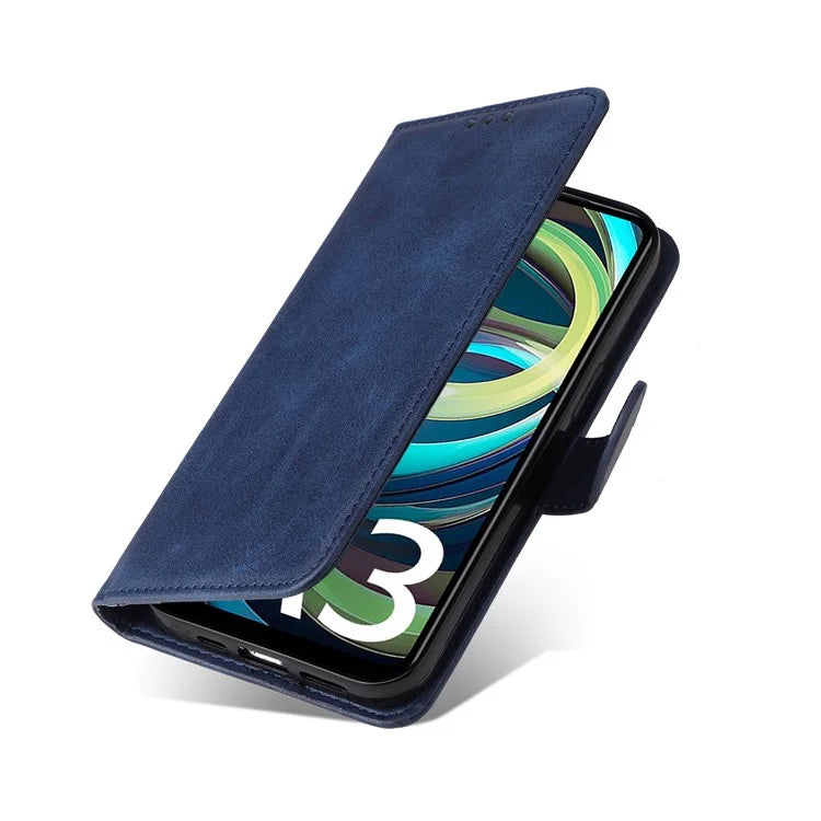 For Xiaomi Redmi A3 Case Magnetic Clasp Leather Flip Wallet Phone Cover