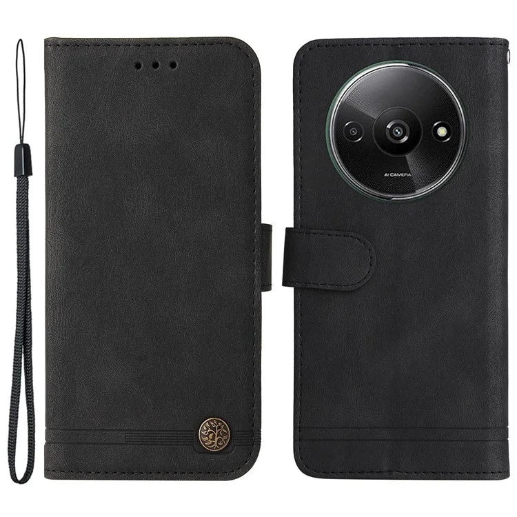 For Xiaomi Redmi A3 Case PU Leather Phone Wallet Cover with Stand