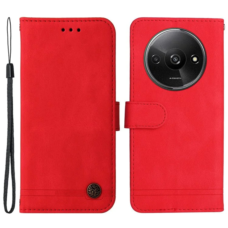For Xiaomi Redmi A3 Case PU Leather Phone Wallet Cover with Stand