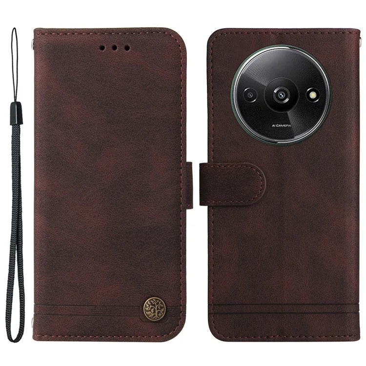 For Xiaomi Redmi A3 Case PU Leather Phone Wallet Cover with Stand