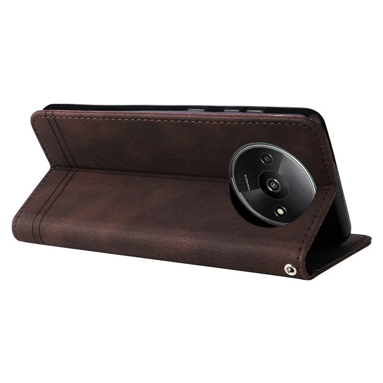 For Xiaomi Redmi A3 Case PU Leather Phone Wallet Cover with Stand